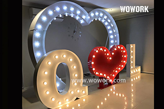 wedding arch-turbo bulb-2.4m*3.7m